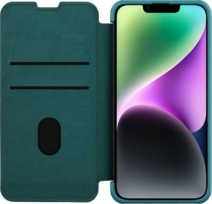Produktbild Nillkin Qin Pro Leder Case - Apple iPhone 14 Plus - Grün (Apple iPhone 14 Plus)