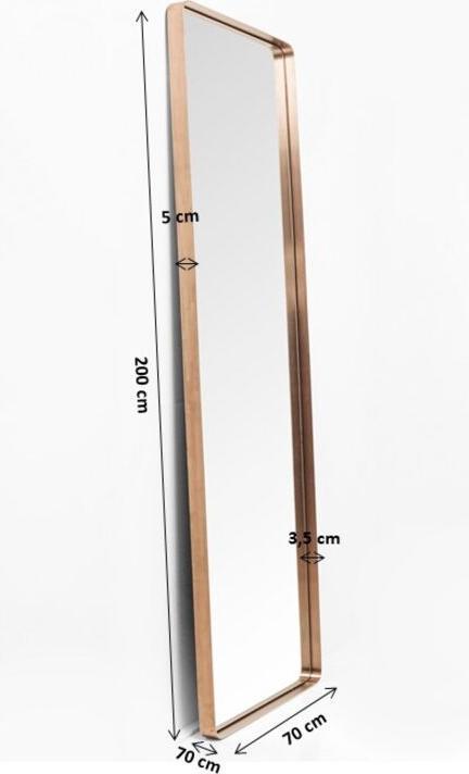 Produktbild Kare Design Spiegel Curve Rectangular Copper 200x70cm (70 x 200 cm)