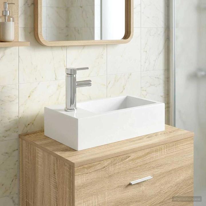 Produktbild vidaXL Waschbecken fürs Badezimmer (255 mm, 455 mm)