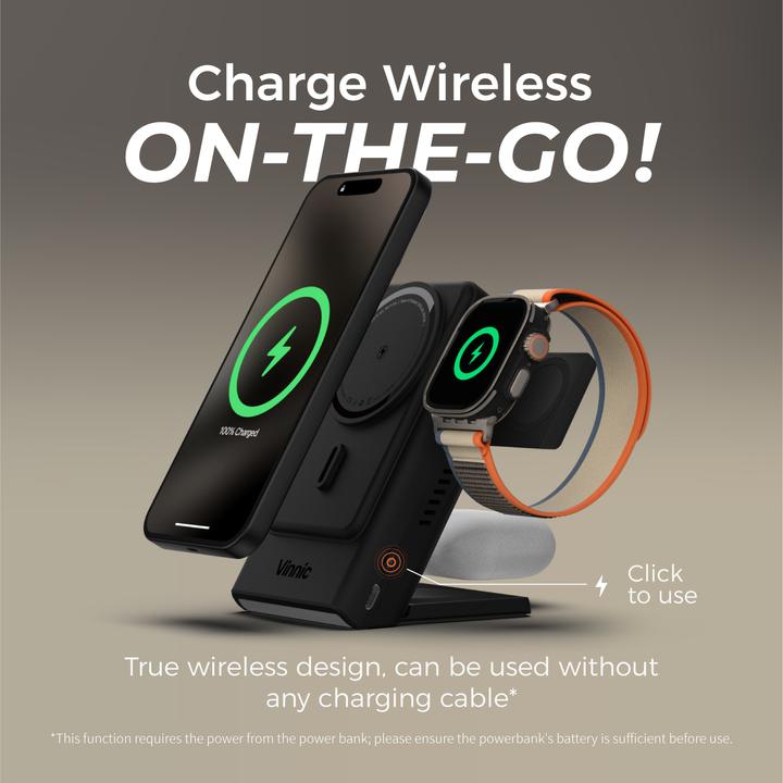 Immagine prodotto Vinnic AELLO PEAK Charging Dock (5000 mAh, 15 W, 15 Wh)