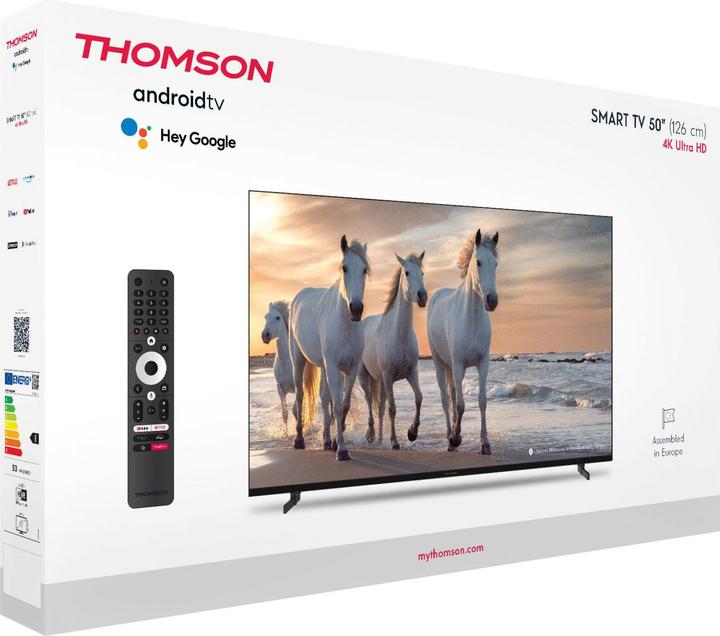 Produktbild Thomson 50UA5S13 TV 127 cm (50') 4K Ultra HD Smart TV Wi-Fi Schwarz (50", LED, 4K)