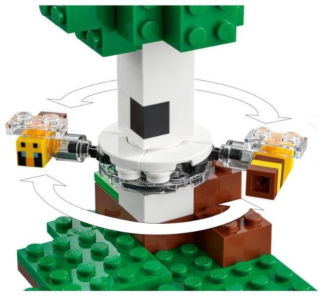 Produktbild LEGO Das Bienenhäuschen (21241, LEGO Minecraft)