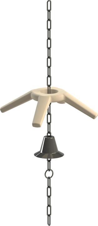 Actual product image Kerbl 22691 BiteStar piglet toy with hanging cap and hanging chain, beige, 33cm Ø, 20 pieces (One size)