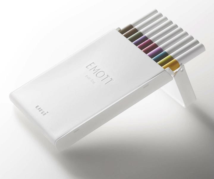 Produktbild Uni-ball Faserschreiber Emott Calmtone 0.4 mm, 10er-Set (Multicolor, 10x)