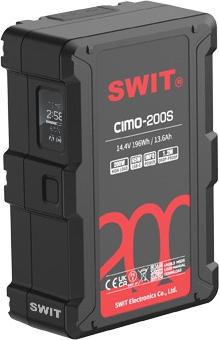 Produktbild Swit CIMO-200S | 200Wh 200W High Load V-Mount Battery with USB-C, OLED and powerful 2xD-taps, also i (Kamera Akku)