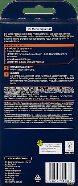 Nährwerte und Zutaten dm Balea MEN Precision5 Flex-Pro