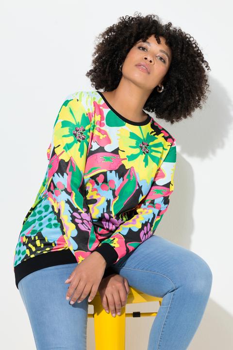 Produktbild Angel of Style Sweatshirt, Blumenmuster (58)