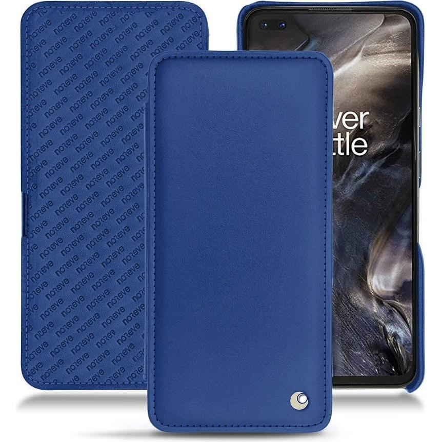 Noreve Lederschutzhülle horizontal (OnePlus Nord), Smartphone Hülle, Blau