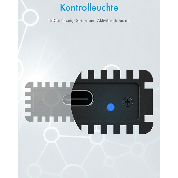 Actual product image Icy Box ext. M.2 NVMe Gehäuse IB-1816M-C31 (M.2 2230, M.2 2242, M.2 2260, M.2 2280)