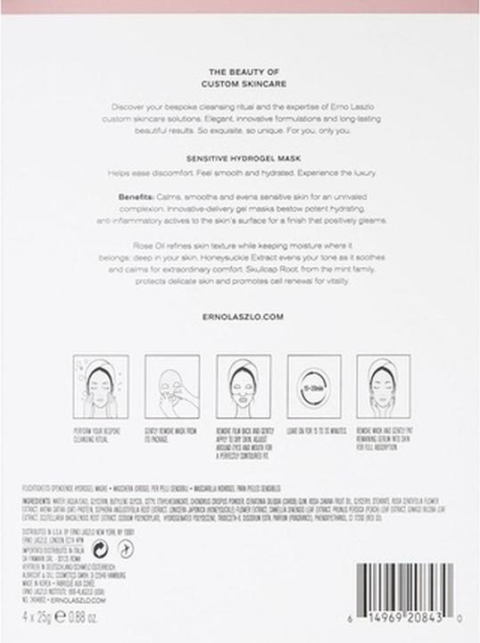 Actual product image Erno Laszlo Sensitive Hydrogel Mask Gift Set 4 x 25g