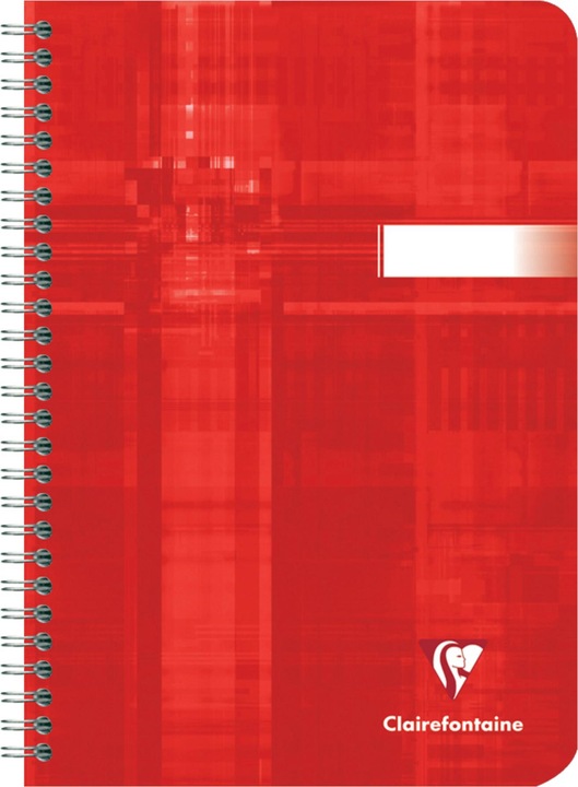 Image du produit Clairefontaine Cahier à spirales (A5, Quadrillé, Couverture souple)