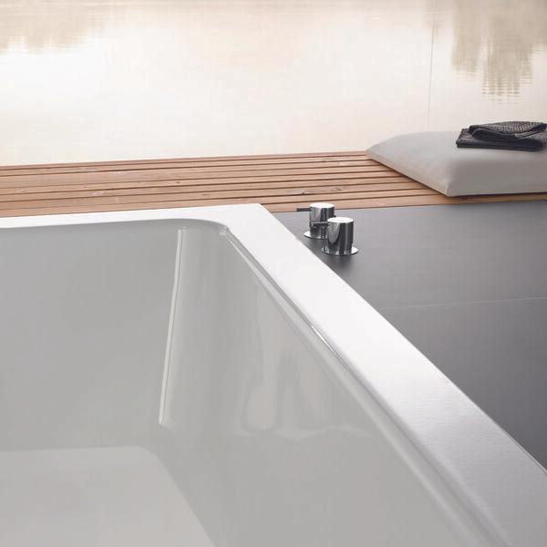 Produktbild Bette Rechteckbadewanne Doppelbadewanne One 80 x 180 cm wei glatt 3313 (158 l, 180 cm, 80 cm)
