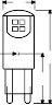 Actual product image Osram LED Pin (G9, 1.90 W, 180 lm, 1 x, F)