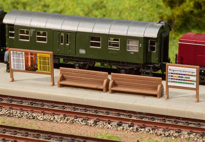 Actual product image Faller Platform benches, advertising boards