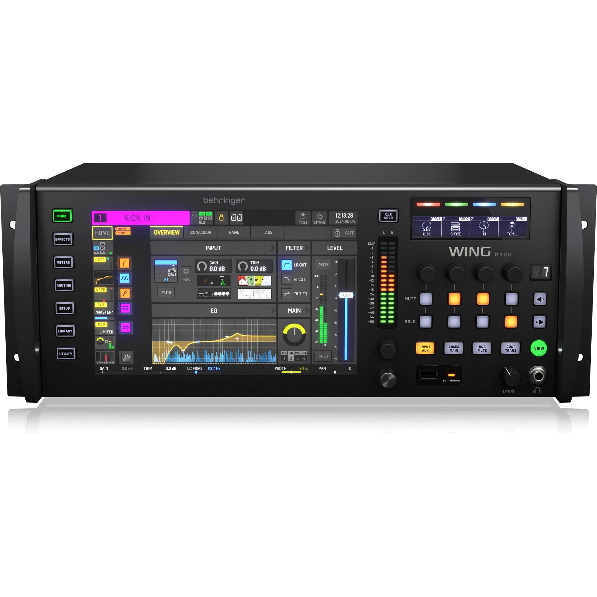 Behringer WING RACK Digitalmischer (Mixer da studio e live), Mixer audio, Nero