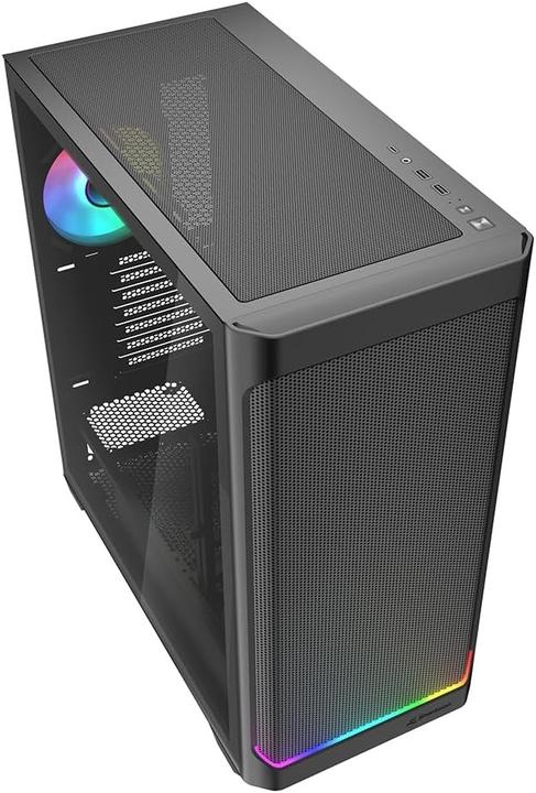 Actual product image Sharkoon AK4 RGB Black ATX (black) (ATX, mATX, Mini-ITX)