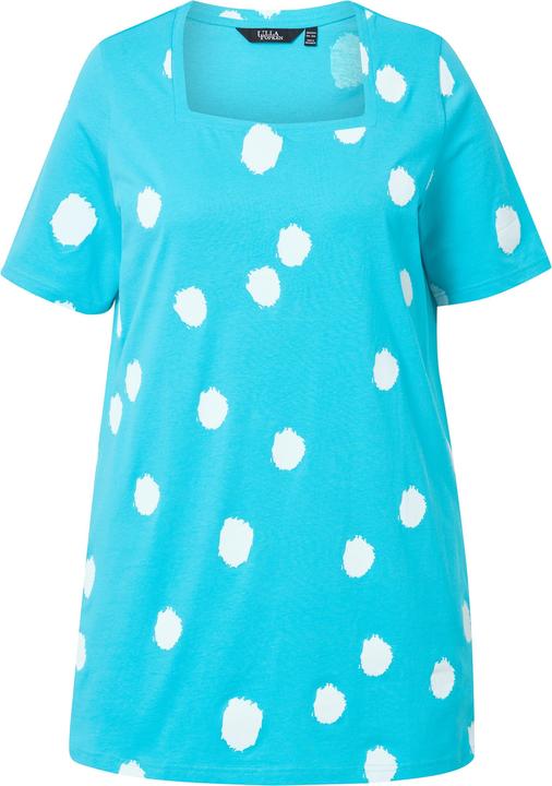 Immagine prodotto Ulla Popken Maglia dal taglio lungo e svasato con pallini, scollo rettangolare e mezze maniche (42, 44)