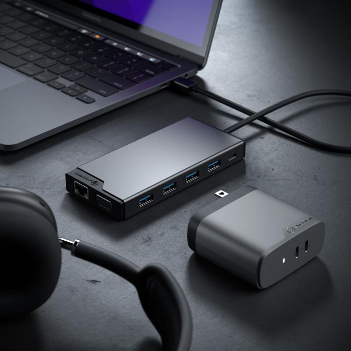 Produktbild Alogic USB-C 12-IN-1 TRIPLE (USB-C, 12 Ports)