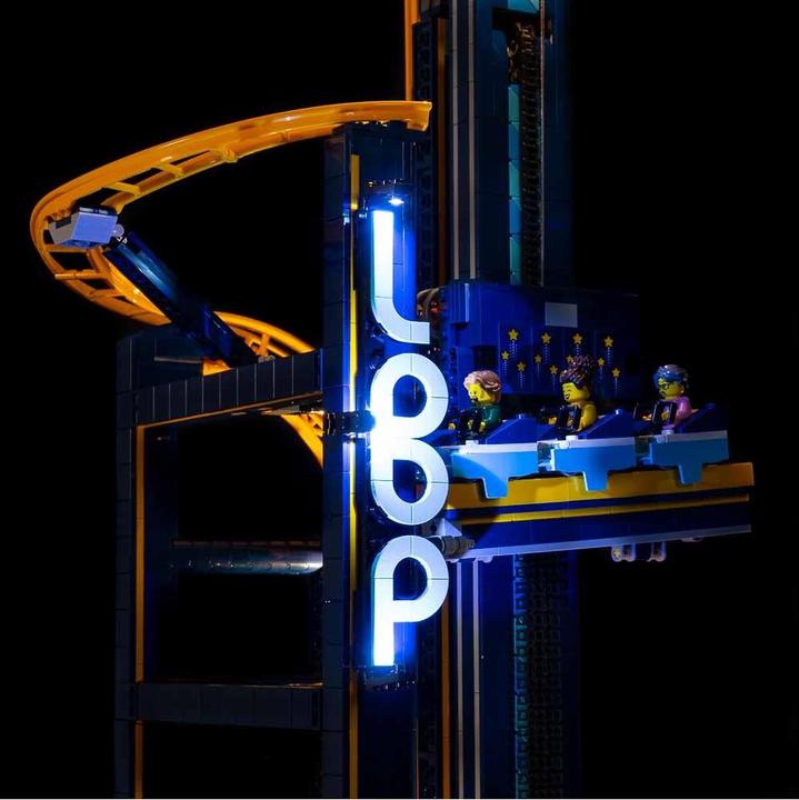 Actual product image Light my bricks LED Light Set for LEGO 10303 Looping Rollercoaster