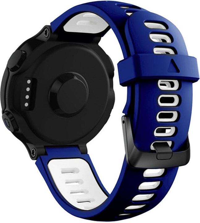 Actual product image Garmin Silicone wristband for G02 - Navy blue and white