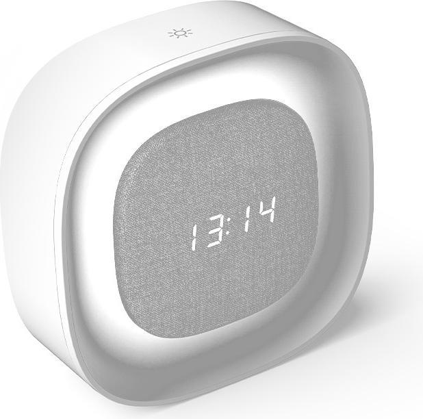 Immagine prodotto Forever Light Wecker mit Nachtlicht LED PURE FNL-03 BJORN weiss quadratisch