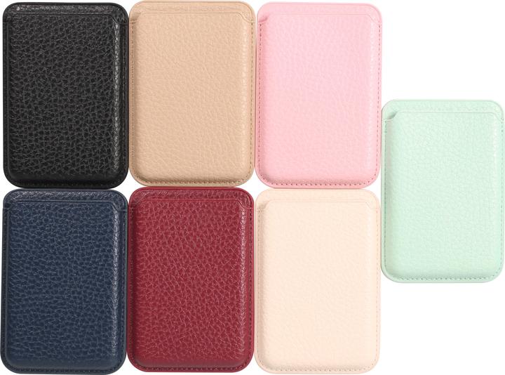 Image du produit PhoneLook Portes-cartes MagSafe magnétique en cuir végan avec aiment fort