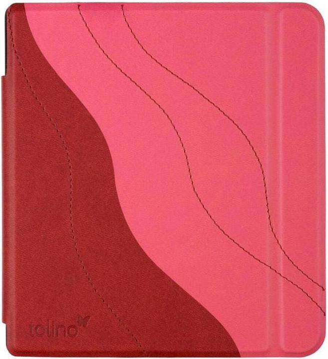 tolino vision 6, Schutztasche in Lederoptik (Farbe:rot) (Tolino Vision 6)