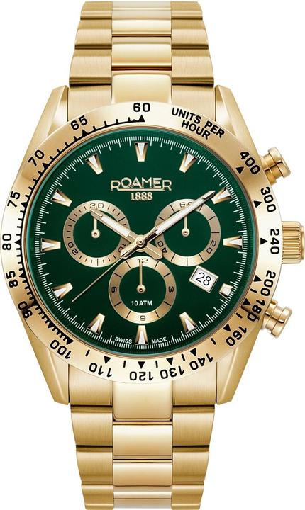 Roamer Monza 100 850837487520 Herrenuhr Chronograph (Analogue wristwatch, 42 mm)