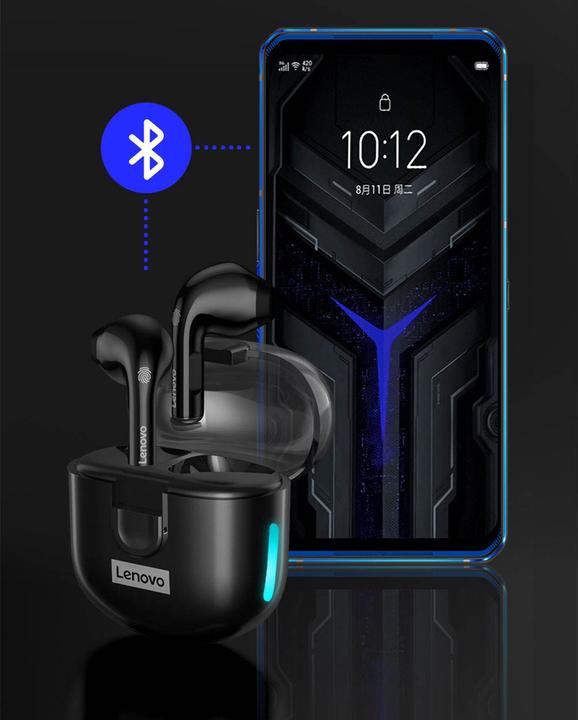 Produktbild Lenovo LP12 TWS earphones (black) (Kabellos)