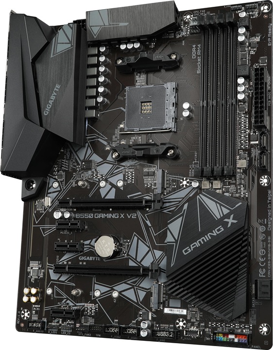 Actual product image Gigabyte B550 GAMING X V2 (AM4, AMD B550, ATX)