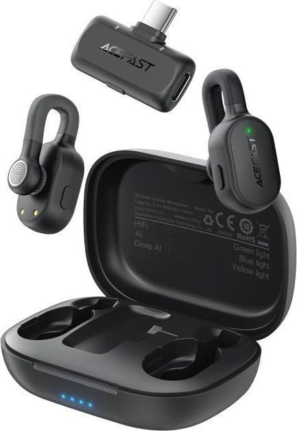 Produktbild Acefast R4 Wireless Lavalier Mikrofon Set USB-C mit 2 Mikrofonen