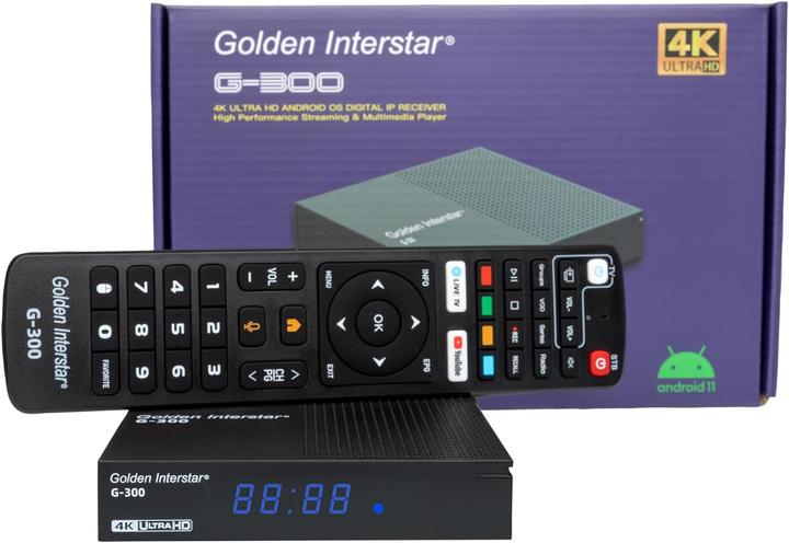 Produktbild Golden Interstar G-300 4K UHD Android 11 TV Streaming Box (32 GB, Linux)