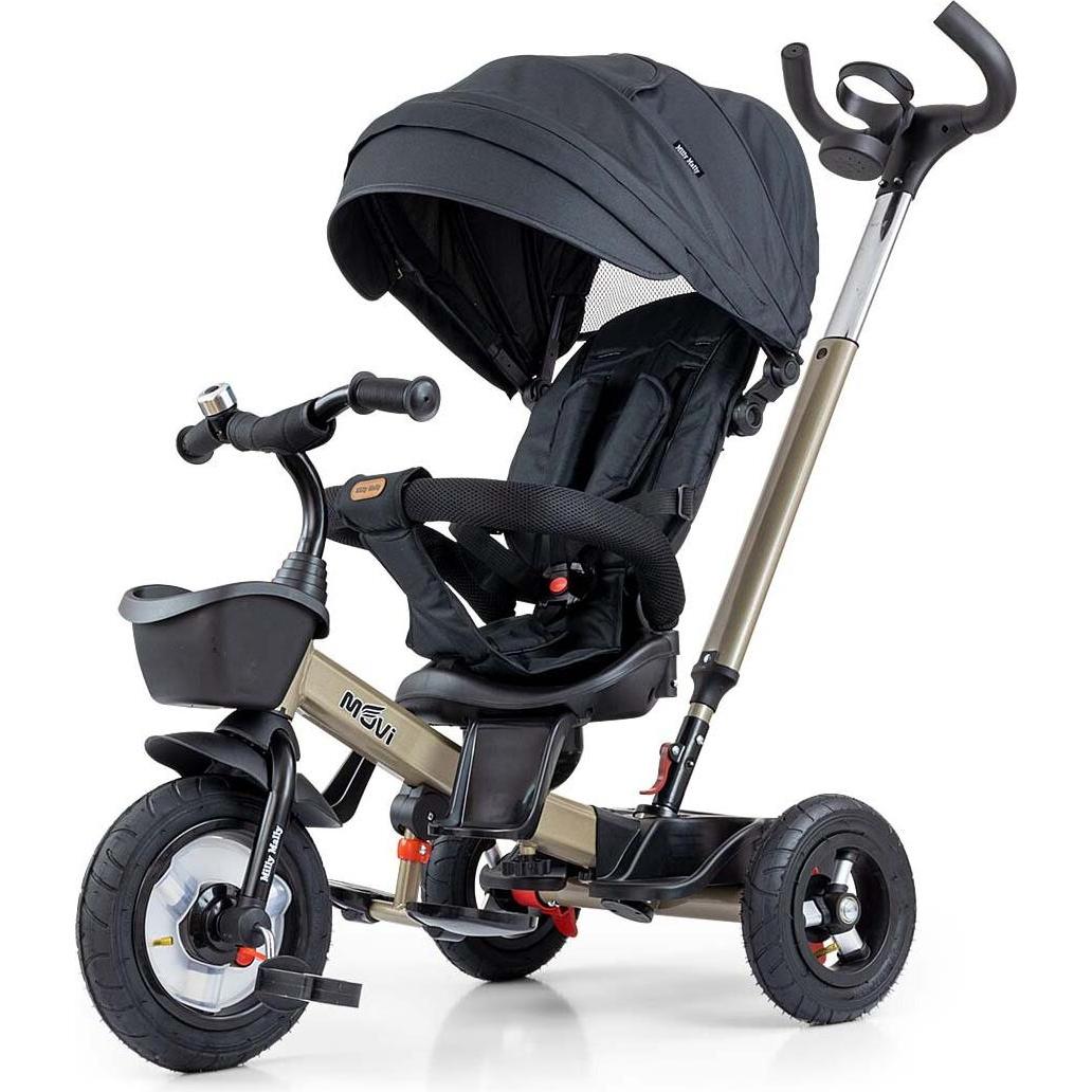 Mally Schwarz/Gold Kinderwagen, Milly Movi Kinderwagen