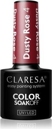 Actual product image Claresa Soak Off UVLED Dusty Rose Hybrid Gel Polish 004 5g (Dusty Rose, UV gel varnish)
