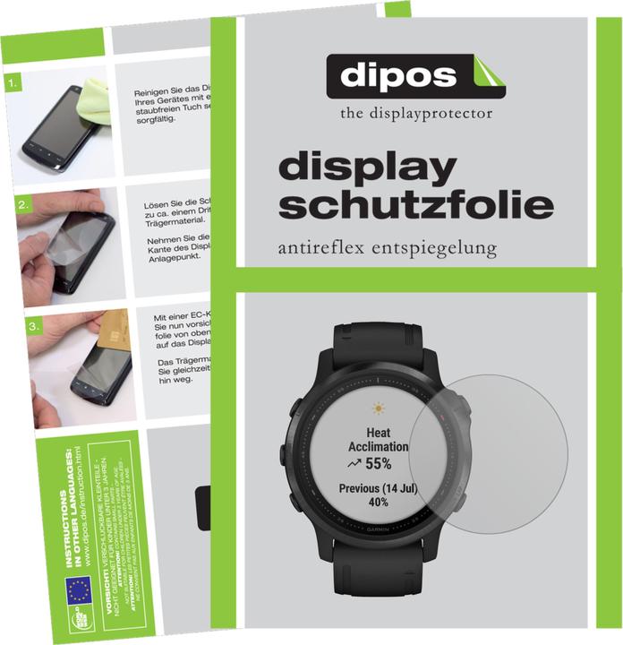 Actual product image Dipos Screen Protector Anti-Glare (fenix 6S Pro)