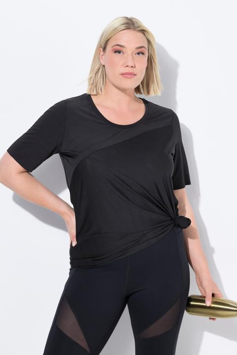 Actual product image Ulla Popken Funktionsshirt, schnelltrocknend, Rundhals, Langarm (46, 48)