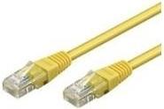 Produktbild Goobay CAT 5e Patchkabel, U/UTP, Gelb, 0.25 m (U/UTP, CAT5e, 0.25 m)