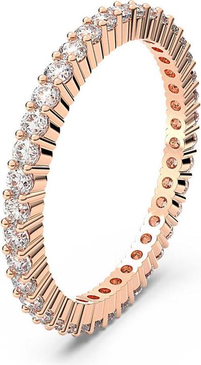 Immagine prodotto Swarovski Anello Vittore Taglio Rotondo Oro Rosa Bianco (52)