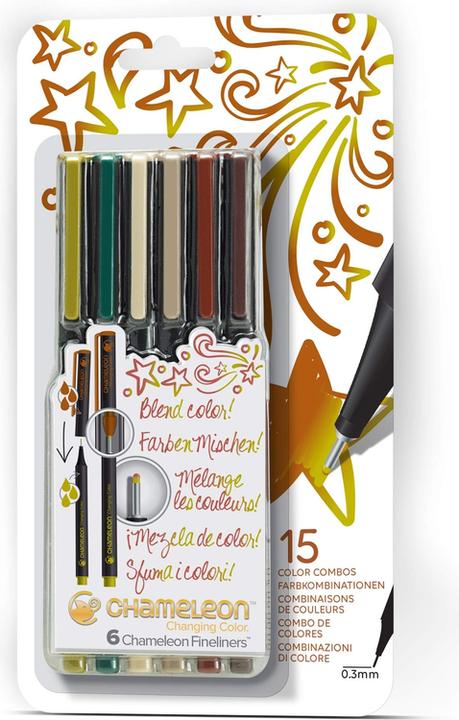 Produktbild Chameleon Fineliner Set (Taupe, 6 x)