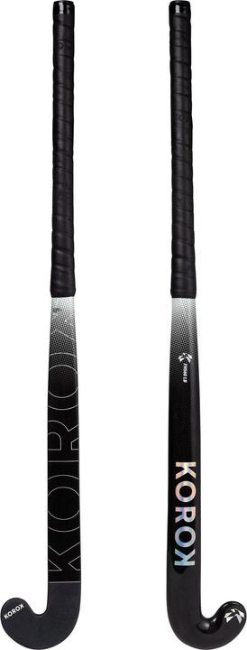 Produktbild Korok Feldhockeyschläger Damen/Herren Fortgeschrittene LowBow 60 % Carbon FH560 schwarz/grau (92.71 cm, Beidhändig)