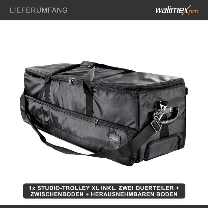 Actual product image Walimex Studio Trolley XL (Camera shoulder bag, 10 l)