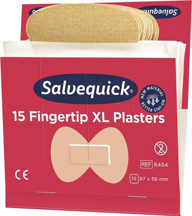 Actual product image Söhngen Refill for SALVEQUICK, 6 packs of fingertip plasters, 15 each, pack of 6. (6 x)