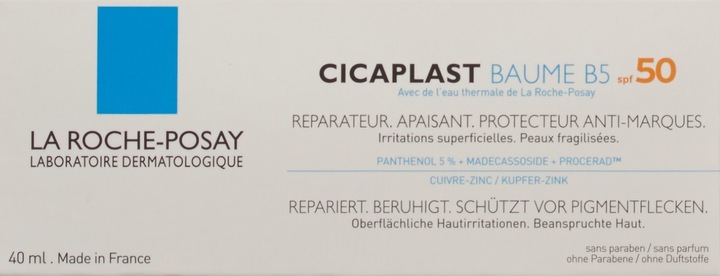 Actual product image La Roche Posay Cicaplast Baume B5 (40 ml, 24h cream, SPF 50)