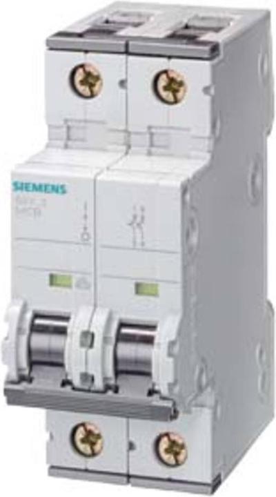 Image du produit Siemens MCB 2 pôles type B 10kA 10A 400V