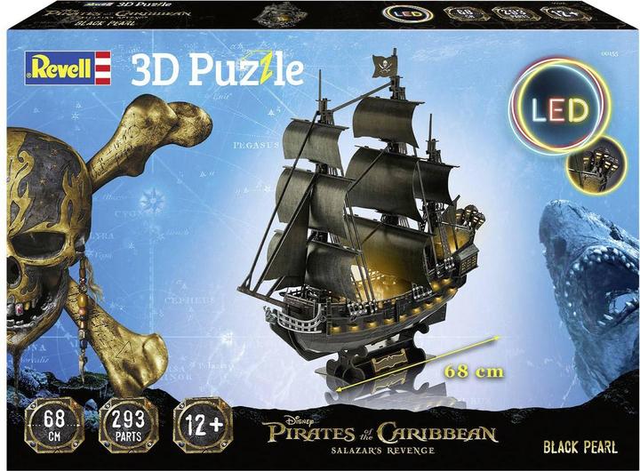 Immagine prodotto Revell 3D Puzzle perla nera LED (293 pezzi)