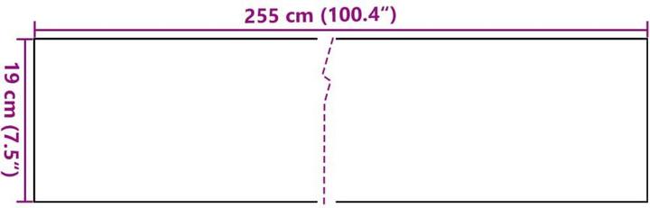 Produktbild vidaXL Balkon Sichtschutz (19 cm)