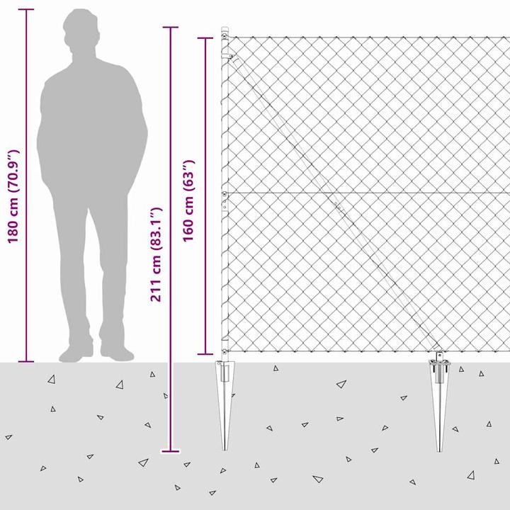 Produktbild vidaXL Zaunpfosten