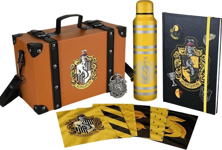 Actual product image Premium Hufflepuff Crest Gift Set (Gift bag, 6 x)
