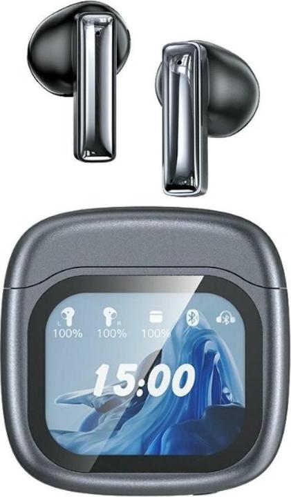 Awei Słuchawki bezprzewodowe TP100 ENC Bluetooth 5.4 TWS + stacja dokująca czarny (6 h, Wireless)