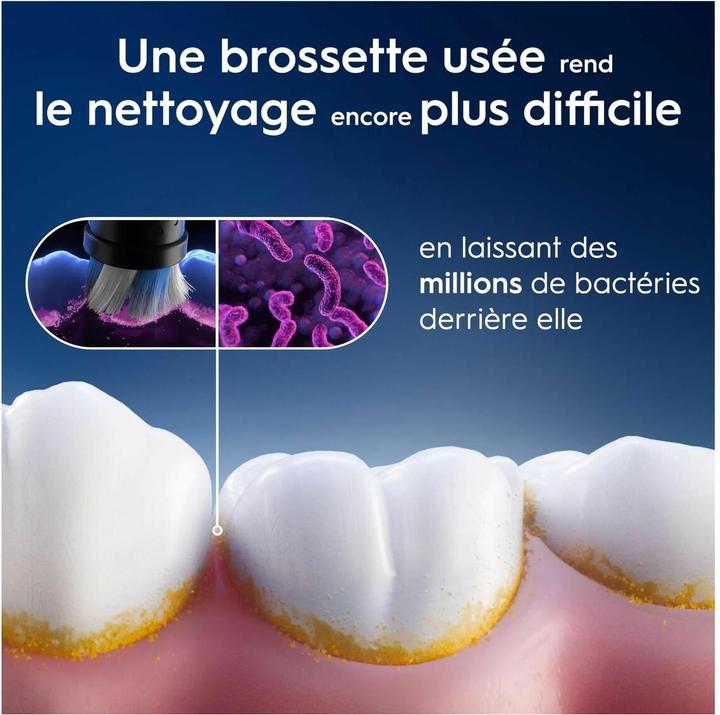 Produktbild Oral-B Ersatzkopf Schwarz (4 x)